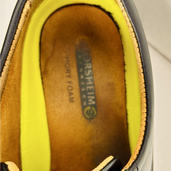 FLORSHEIM COMFORTECH BLACK SQUARE TOE OXFORD LACE UPS. MEN’S 9.5M - Picture 6 of 6